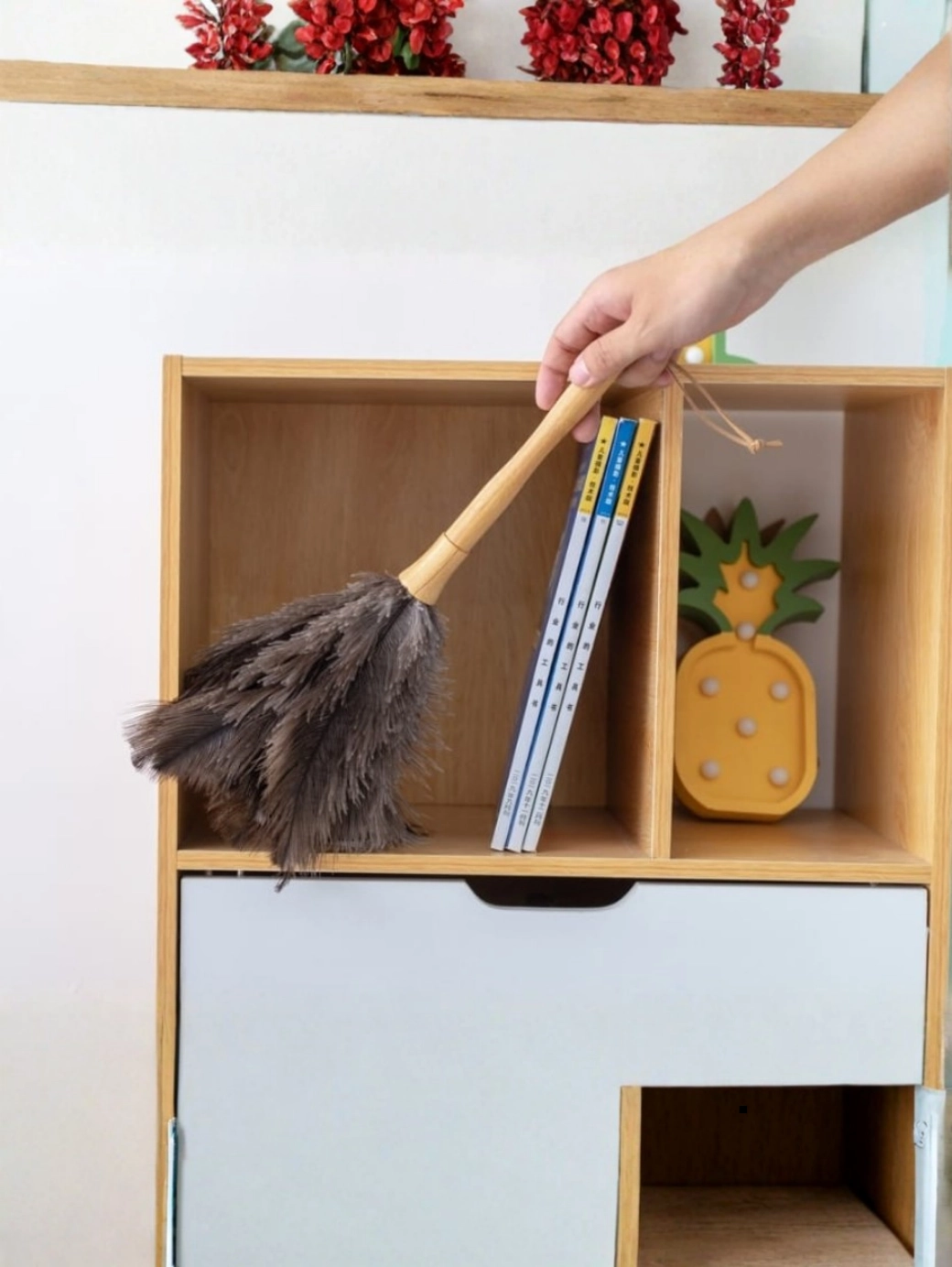 Devekuşu Tüyü Tozluk