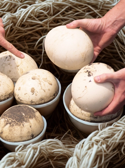 Kuluçkalık DeveKuşu Yumurtası