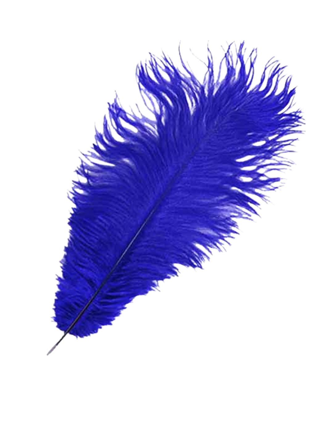 Devekuşu Tüyü (10 adet Lacivert 35 - 45 Cm)