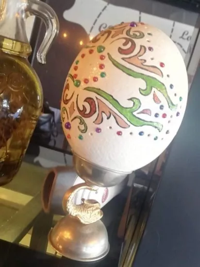 Dekoratif DeveKuşu Yumurtası