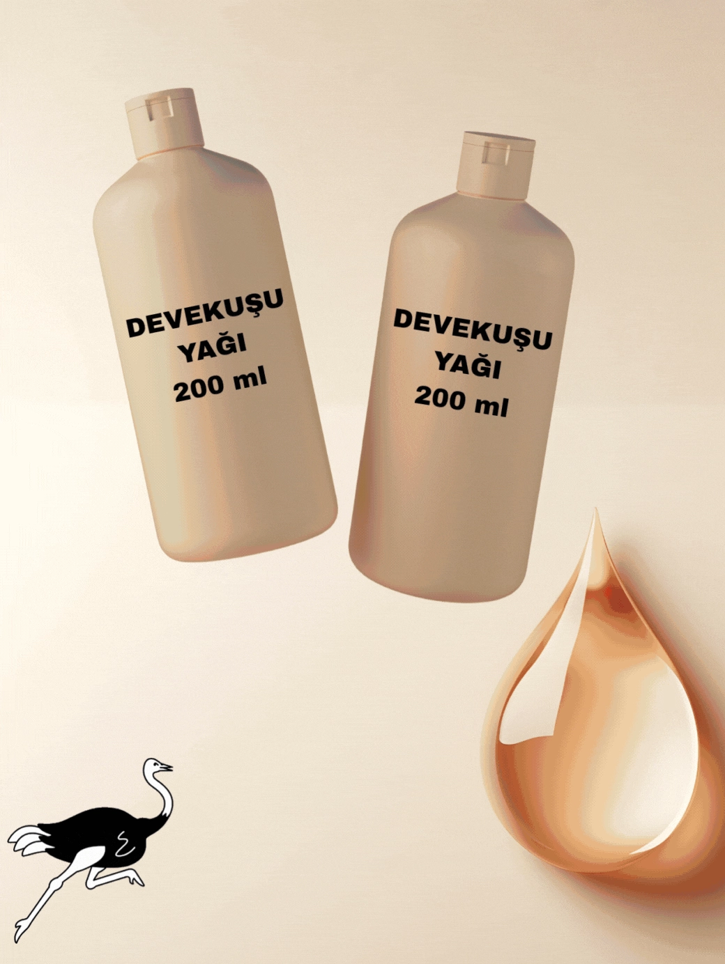 Devekuşu Tüyü Tozluk